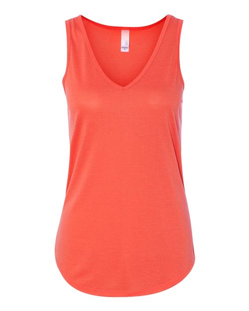 Load image into Gallery viewer, Women's Flowy V-Neck Tank — blank tank top for DTF printing