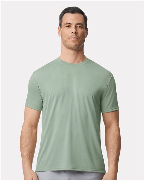 Load image into Gallery viewer, Unisex Performance® T-Shirt — blank t-shirt for DTF printing