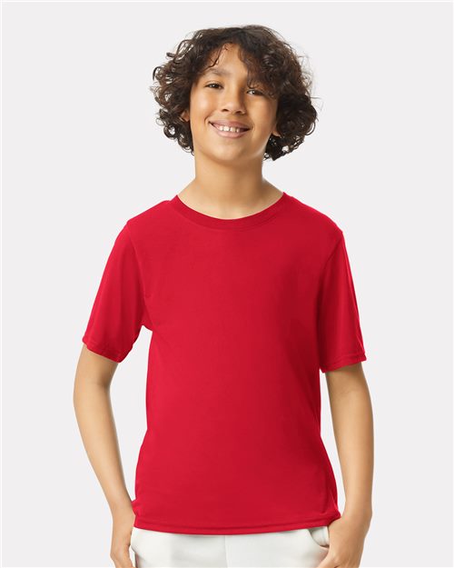 Load image into Gallery viewer, Youth Performance® T-Shirt — blank t-shirt for DTF printing