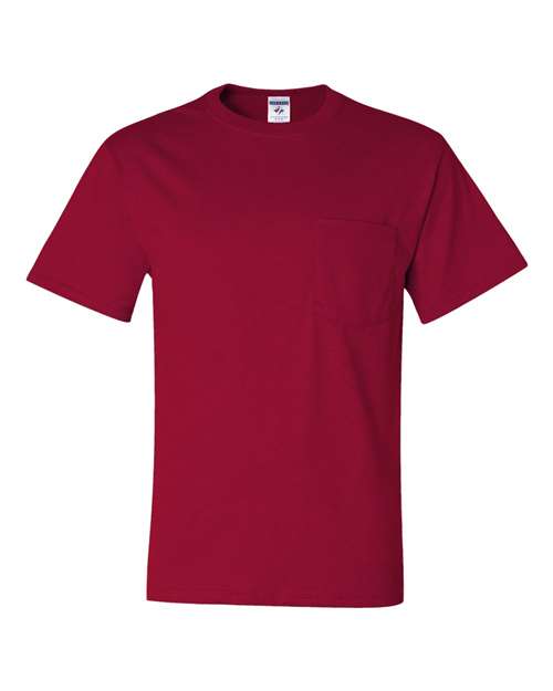 Load image into Gallery viewer, Unisex Dri-Power® 50/50 Pocket T-Shirt - True Red