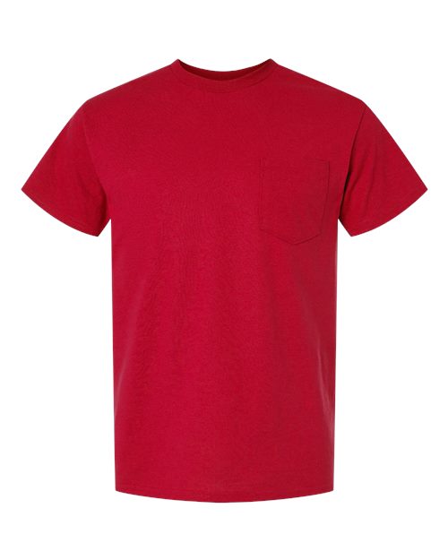 Load image into Gallery viewer, Unisex DryBlend® Pocket T-Shirt — product photo 6