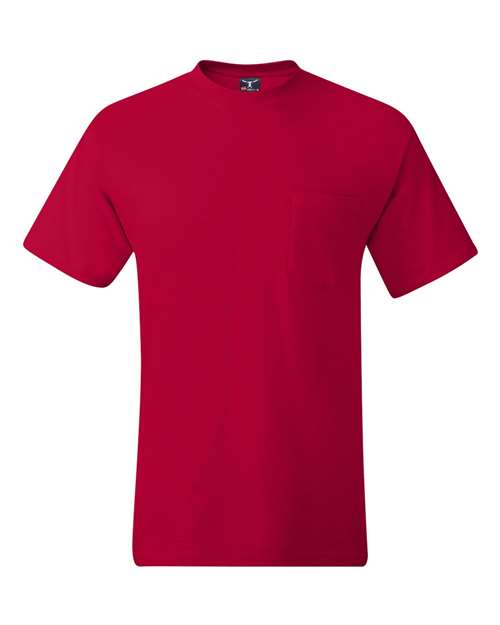 Load image into Gallery viewer, Men's Beefy-T® Pocket T-Shirt - Deep Red