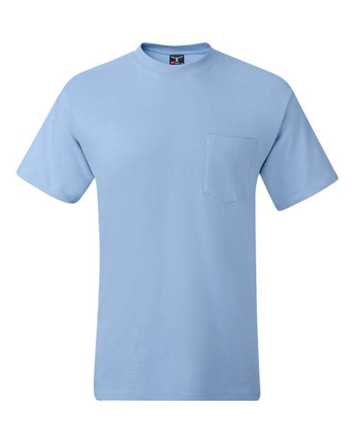 Load image into Gallery viewer, Men's Beefy-T® Pocket T-Shirt - Light Blue