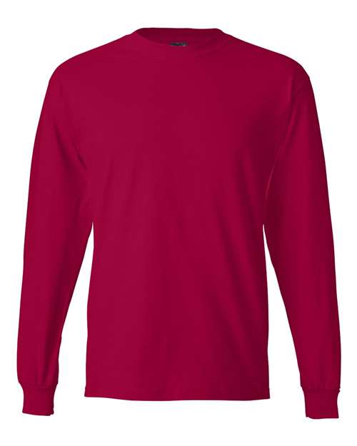 Load image into Gallery viewer, Unisex Beefy-T® Long Sleeve T-Shirt - Deep Red