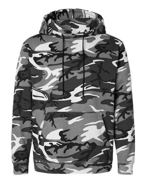 Load image into Gallery viewer, Unisex Camo Fleece Hoodie Sweatshirt - Urban Woodland
