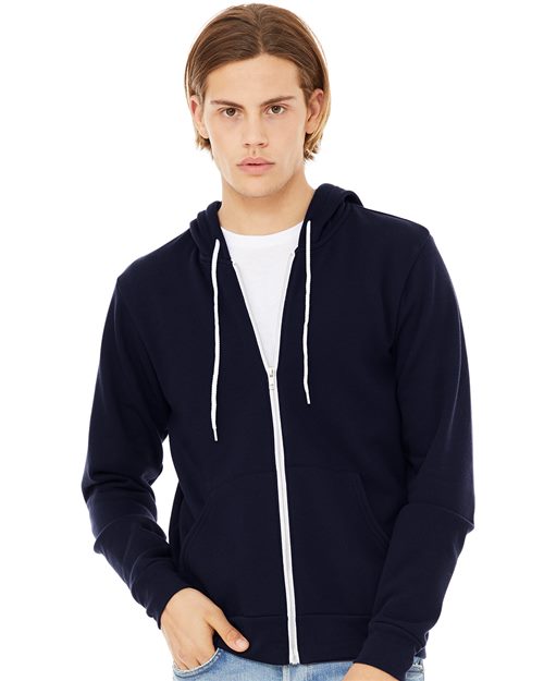 Load image into Gallery viewer, Unisex Sponge Fleece Full-Zip Hoodie Sweatshirt — blank sweatshirt for DTF printing