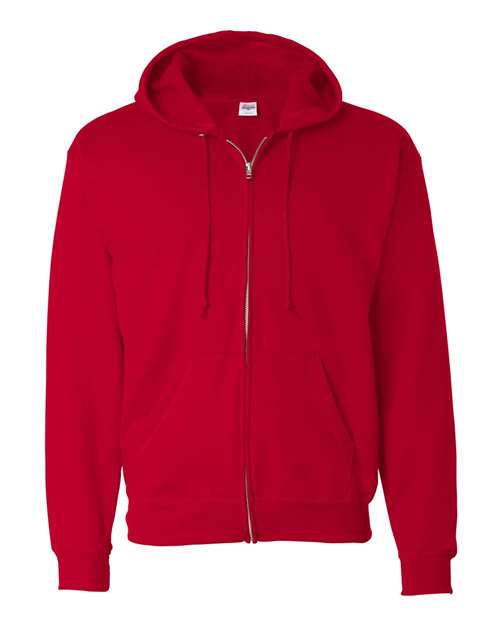 Load image into Gallery viewer, Unisex EcoSmart® Full-Zip Hooded Sweatshirt - Deep Red