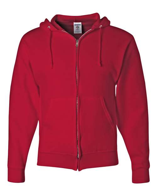 Load image into Gallery viewer, Unisex NuBlend® Full-Zip Hooded Sweatshirt - True Red
