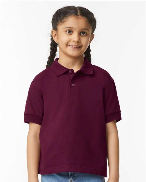 Load image into Gallery viewer, Youth DryBlend® Jersey Polo — product photo 5