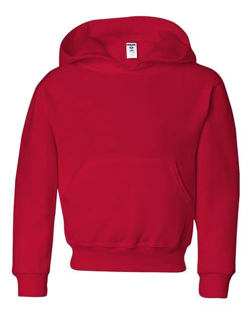 Load image into Gallery viewer, Youth NuBlend® Hooded Sweatshirt - True Red