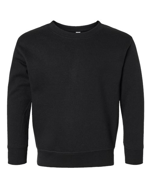 Load image into Gallery viewer, Toddler Fleece Crewneck Sweatshirt - Black