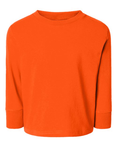 Load image into Gallery viewer, Toddler Cotton Jersey Long Sleeve Tee - Orange