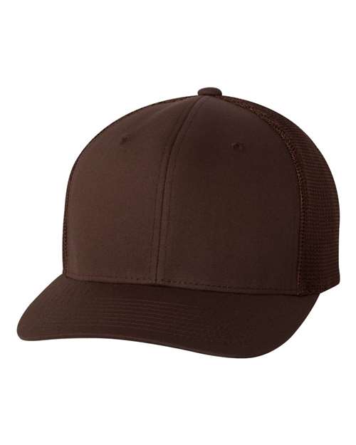 Load image into Gallery viewer, Flexfit 6511 Trucker Cap - Brown