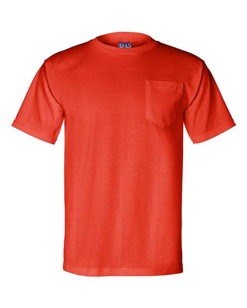 Load image into Gallery viewer, Unisex Union-Made Pocket T-Shirt - Orange