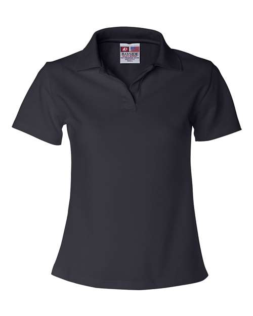 Load image into Gallery viewer, Women's USA-Made V-Neck Polo - Navy