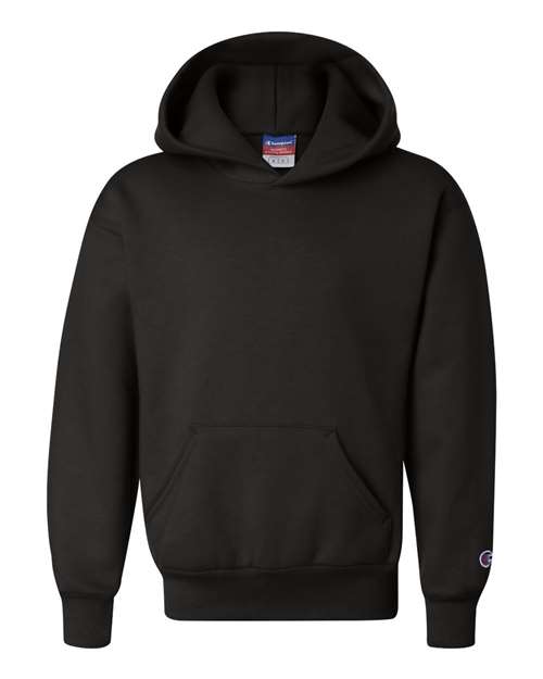 Load image into Gallery viewer, Youth Powerblend® Hooded Sweatshirt - Black