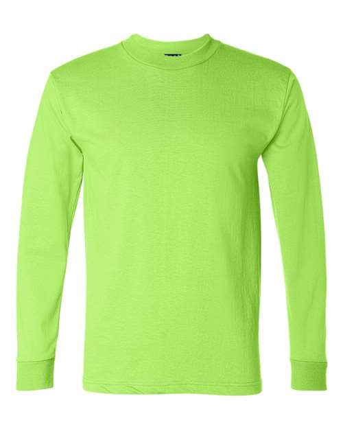 Load image into Gallery viewer, Unisex Union-Made Long Sleeve T-Shirt - Lime Green