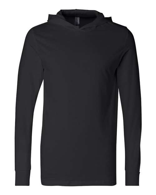 Load image into Gallery viewer, Unisex Jersey Hooded Long Sleeve Tee — product photo 2