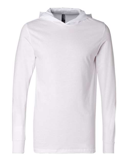 Load image into Gallery viewer, Unisex Jersey Hooded Long Sleeve Tee — product photo 10