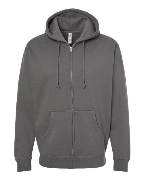 Load image into Gallery viewer, Unisex Heavyweight Full-Zip Hooded Sweatshirt - Solid Charcoal