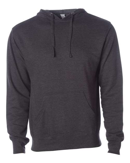 Load image into Gallery viewer, Unisex Midweight Hooded Sweatshirt - Charcoal Heather
