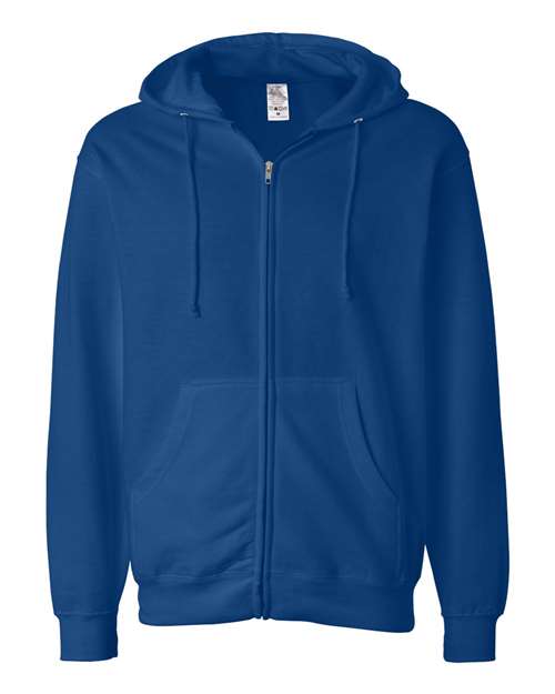 Load image into Gallery viewer, Unisex Midweight Full-Zip Hooded Sweatshirt - Royal