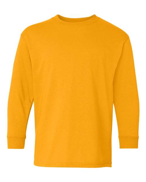 Load image into Gallery viewer, Youth Heavy Cotton™ Long Sleeve T-Shirt — product photo 4
