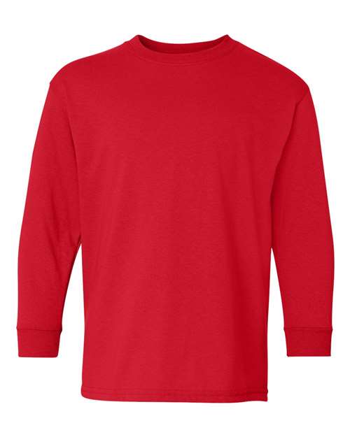 Load image into Gallery viewer, Youth Heavy Cotton™ Long Sleeve T-Shirt — product photo 8