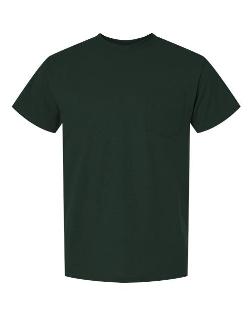 Load image into Gallery viewer, Unisex DryBlend® Pocket T-Shirt — product photo 3
