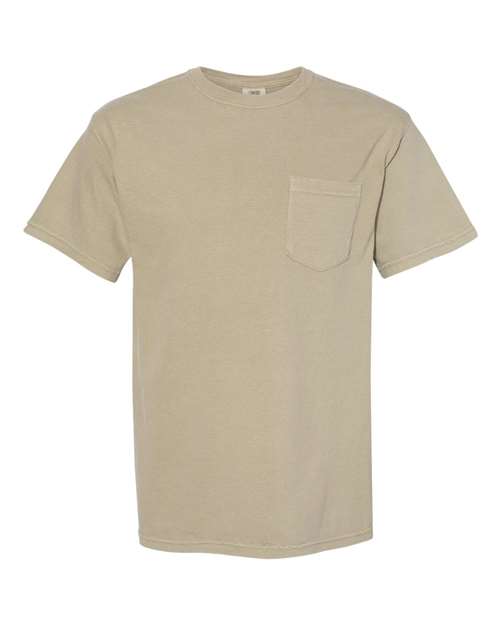 Load image into Gallery viewer, Unisex Garment-Dyed Heavyweight Pocket T-Shirt - Khaki