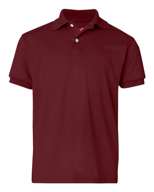 Load image into Gallery viewer, Youth EcoSmart® Jersey Polo - Maroon