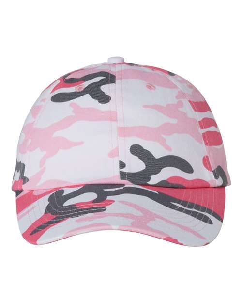 Load image into Gallery viewer, Valucap VC300A Bio-Washed Classic Dad Hat - Pink Camo