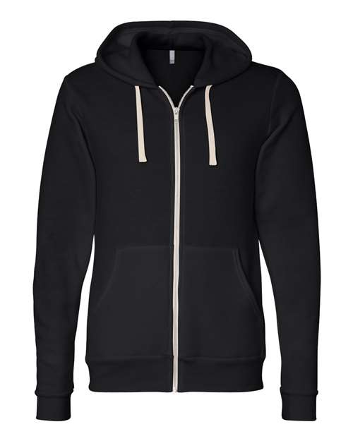 Load image into Gallery viewer, Unisex Triblend Sponge Fleece Full-Zip Hoodie Sweatshirt — product photo 4