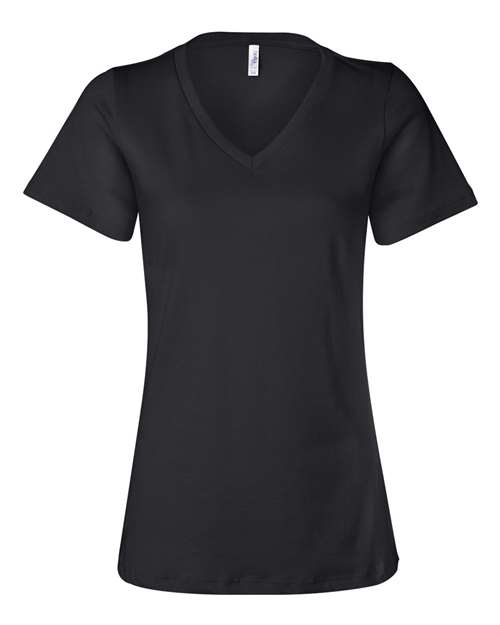 Load image into Gallery viewer, Women’s Relaxed Jersey V-Neck Tee — product photo 3