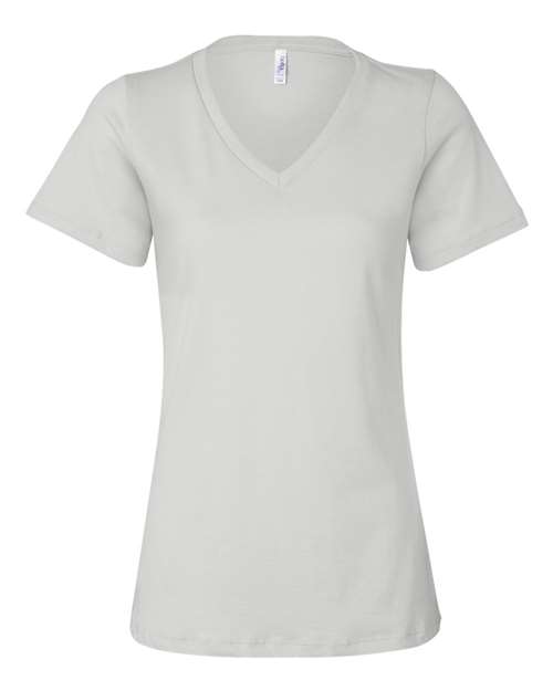 Load image into Gallery viewer, Women’s Relaxed Jersey V-Neck Tee — product photo 19
