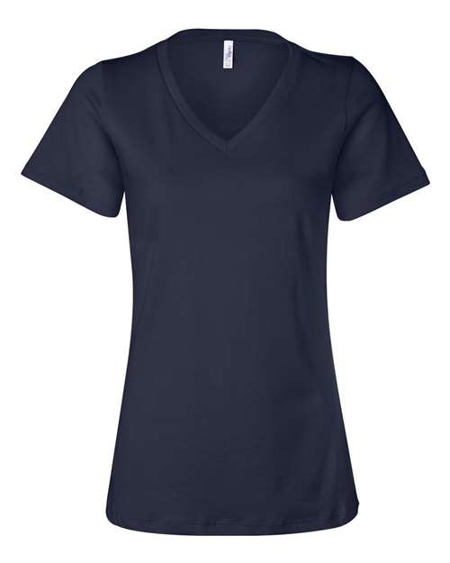 Load image into Gallery viewer, Women’s Relaxed Jersey V-Neck Tee — product photo 11