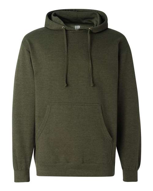 Load image into Gallery viewer, Unisex Midweight Hooded Sweatshirt - Army Heather