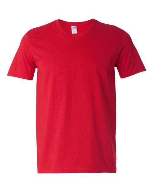 Load image into Gallery viewer, Unisex Softstyle® V-Neck T-Shirt — product photo 3