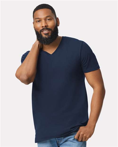 Load image into Gallery viewer, Unisex Softstyle® V-Neck T-Shirt — product photo 7