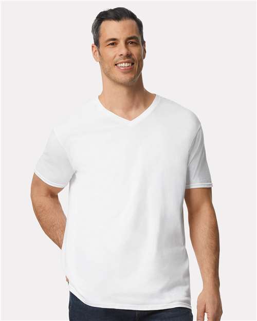 Load image into Gallery viewer, Unisex Softstyle® V-Neck T-Shirt — product photo 10