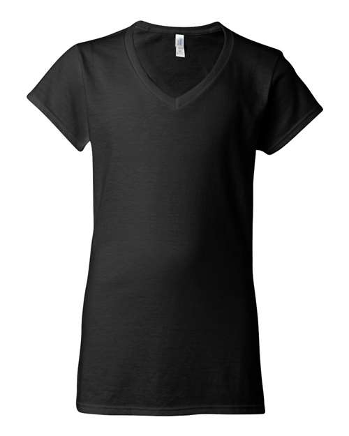 Load image into Gallery viewer, Women's Softstyle® V-Neck T-Shirt — product photo 2