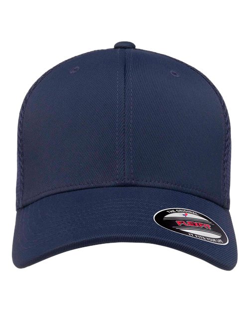 Load image into Gallery viewer, Flexfit 6533 Ultrafiber Mesh Cap - Navy