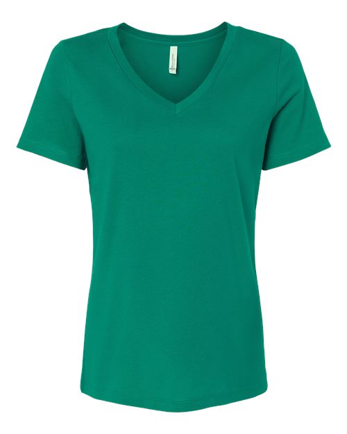 Load image into Gallery viewer, Women’s Relaxed Jersey V-Neck Tee — product photo 5