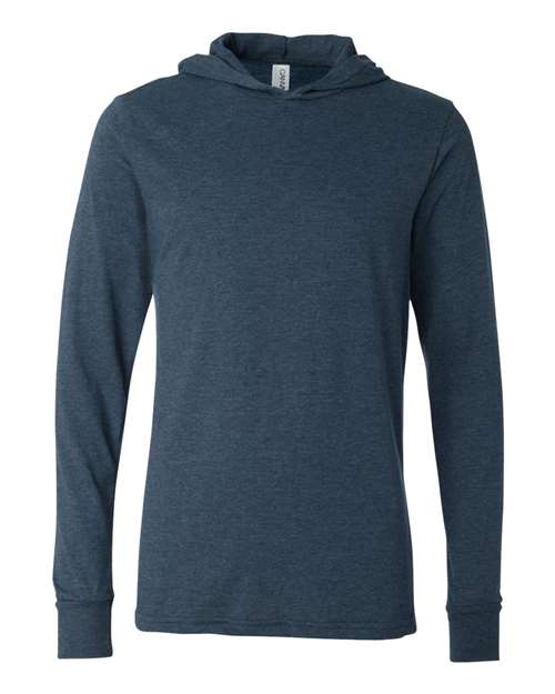 Load image into Gallery viewer, Unisex Jersey Hooded Long Sleeve Tee — product photo 7