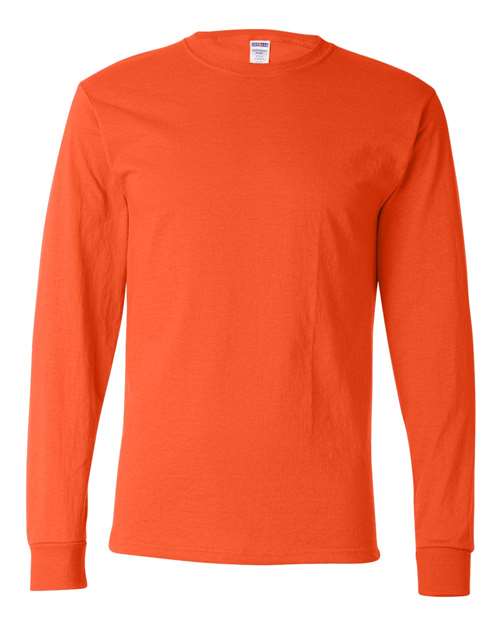 Load image into Gallery viewer, Unisex Dri-Power® Long Sleeve 50/50 T-Shirt - Burnt Orange