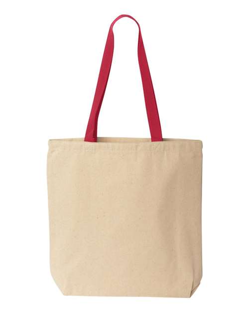 Load image into Gallery viewer, Liberty Bags 8868 Natural Tote with Contrast-Color Handles