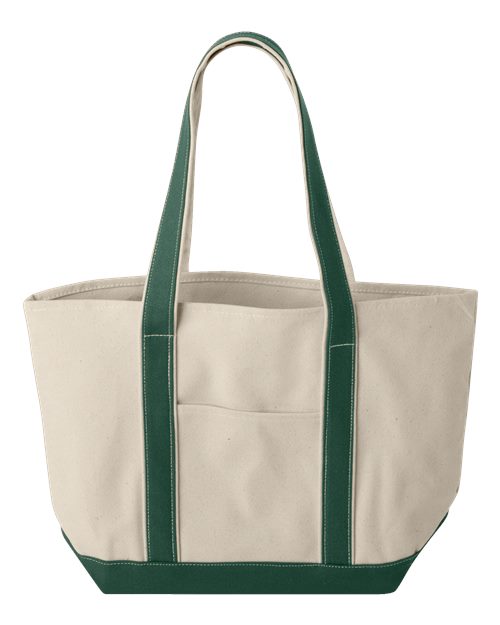Load image into Gallery viewer, Windward Large Cotton Canvas Classic Resort Tote