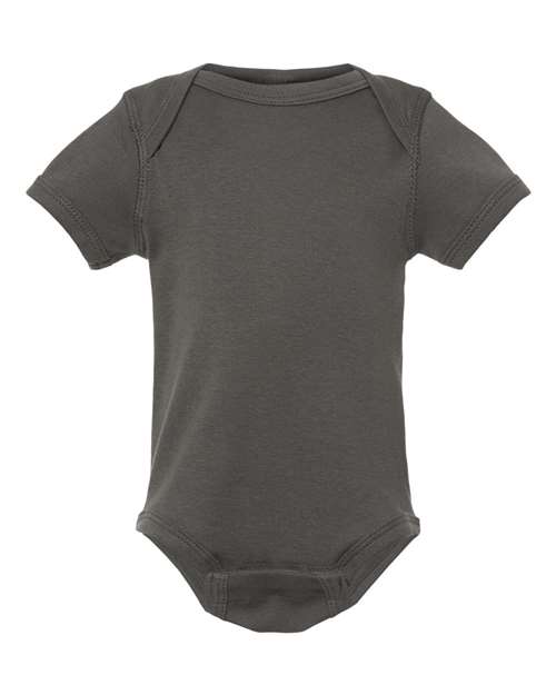 Load image into Gallery viewer, Infant Baby Rib Bodysuit - Charcoal