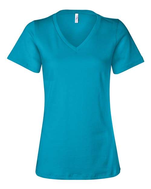 Load image into Gallery viewer, Women’s Relaxed Jersey V-Neck Tee — product photo 17