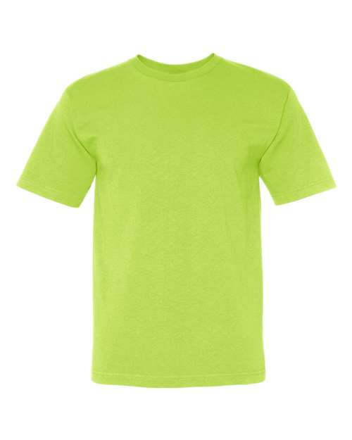 Load image into Gallery viewer, Unisex USA-Made Midweight T-Shirt - Lime Green